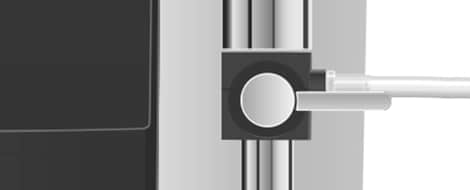 Buse mousse fine Pro en position horizontale