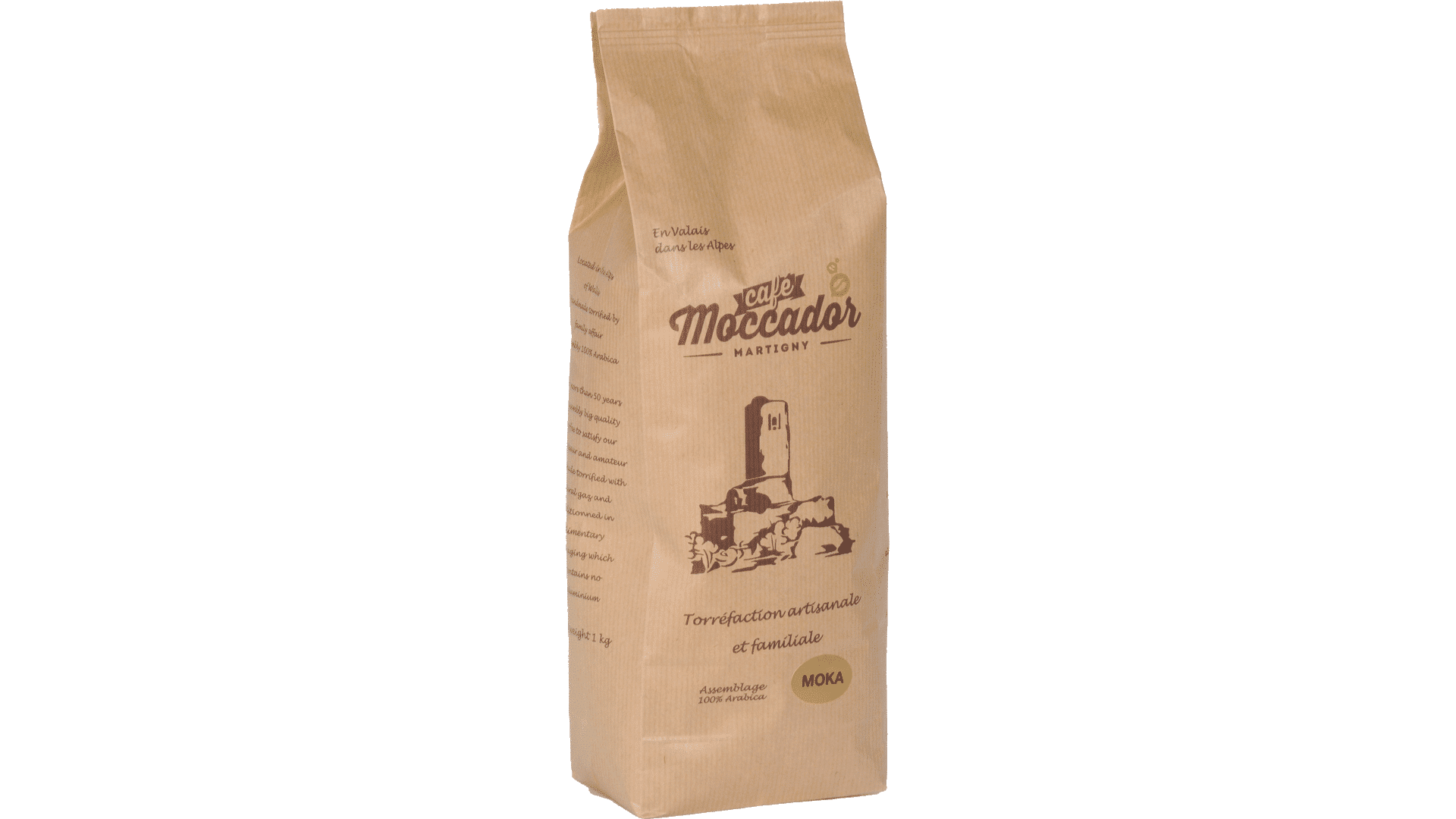 Café Moccador </br>Le Moka Grains </br>100% Arabica – 1kg