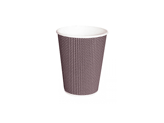 Gobelet carton 2dl, Ripple (sans anse, protection carton) x25