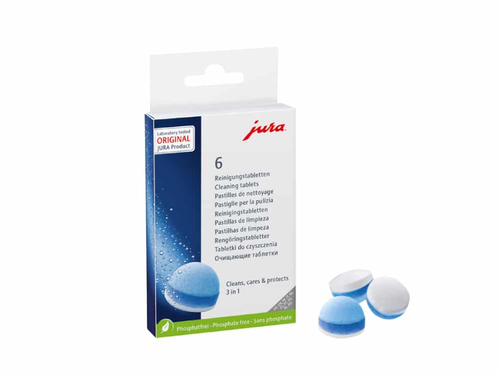 JURA Pastilles de nettoyage 3 phases (6 unités)