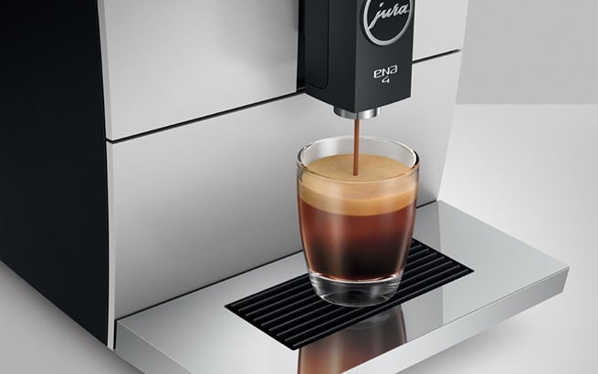 JURA ENA 4 freshly ground coffee with smart P.E.P. technology