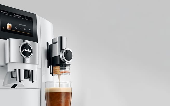 JURA J8 Piano White - Fonction Sweet Foam