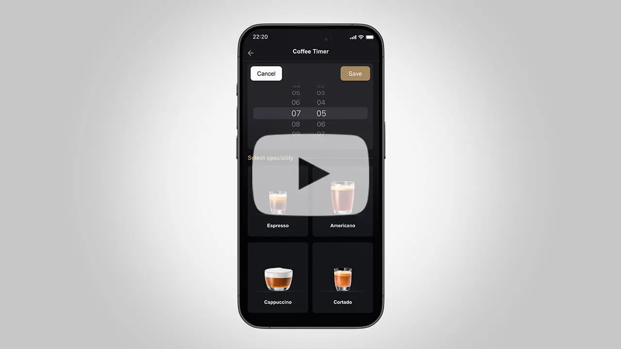 Réglage du Coffee Timer