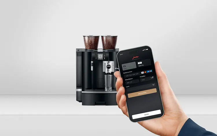 JURA Pocket Pilot 2.0 — paiement et gestion